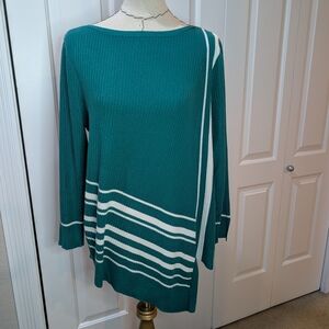 Chico's Teal Knit Top